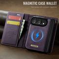 iPhone Duo Caseme C49 2-in-1 Detachable Wallet Case - MagSafe Compatible, RFID - Purple