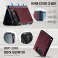 iPhone Duo Caseme C49 2-in-1 Detachable Wallet Case - MagSafe Compatible, RFID - Red