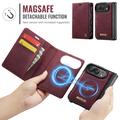 iPhone Duo Caseme C49 2-in-1 Detachable Wallet Case - MagSafe Compatible, RFID - Red