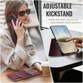 iPhone Duo Caseme C49 2-in-1 Detachable Wallet Case - MagSafe Compatible, RFID - Red
