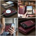 iPhone Duo Caseme C49 2-in-1 Detachable Wallet Case - MagSafe Compatible, RFID - Red