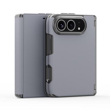 iPhone Duo Dux Ducis Fort Series Flip Case - Grey
