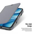 iPhone Duo Dux Ducis Fort Series Flip Case - Grey
