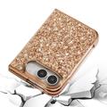 iPhone Duo Glitter Series Hybrid Case - Gold