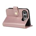 iPhone Duo Luxury Quilted Wallet Case - Rose Gold