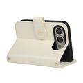 iPhone Duo Luxury Quilted Wallet Case - White