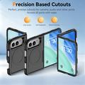iPhone Duo Magnetic Case with Tempered Glass Screen Protector, Camera Lens Protector