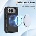 iPhone Duo Magnetic Case with Tempered Glass Screen Protector, Camera Lens Protector