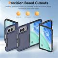 iPhone Duo Magnetic Case with Tempered Glass Screen Protector, Camera Lens Protector - Blue
