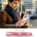 iPhone Duo Magnetic Case with Tempered Glass Screen Protector, Camera Lens Protector - Pink