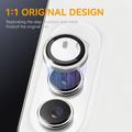 iPhone Duo Northjo Camera Lens Protector Set - Silver