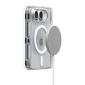 iPhone Duo Spigen Ultra Hybrid Pro MagFit Case - Clear / White