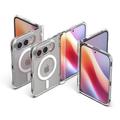 iPhone Duo Spigen Ultra Hybrid Pro MagFit Case - Clear / White