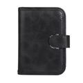 iPhone Duo Wallet Case with 8 Card Slots and Wrist Strap - Black