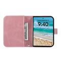 iPhone Duo Wallet Case with 8 Card Slots and Wrist Strap - Rose Gold