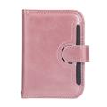 iPhone Duo Wallet Case with 8 Card Slots and Wrist Strap - Rose Gold