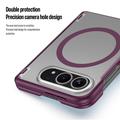 iPhone Fold Dux Ducis Expn Hybrid Case - MagSafe Compatible - Dark Cherry