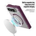 iPhone Fold Dux Ducis Expn Hybrid Case - MagSafe Compatible - Dark Cherry