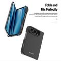 iPhone Fold Dux Ducis Vyne Magnetic Case with Hinge Protection - Black