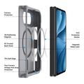 iPhone Fold Dux Ducis Yind Hybrid Case - MagSafe Compatible - Grey