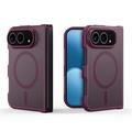 iPhone Fold Dux Ducis Yind Hybrid Case - MagSafe Compatible - Dark Cherry