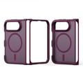 iPhone Fold Dux Ducis Yind Hybrid Case - MagSafe Compatible - Dark Cherry