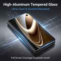 iPhone Fold Full Cover Tempered Glass Screen Protector - 9H - Black Edge