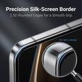 iPhone Fold Full Cover Tempered Glass Screen Protector - 9H - Black Edge