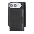 iPhone Fold Magnetic Tri-Fold Wallet Case - Black
