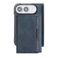 iPhone Fold Magnetic Tri-Fold Wallet Case - Blue