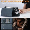 iPhone Fold Magnetic Tri-Fold Wallet Case - Blue