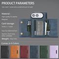 iPhone Fold Magnetic Tri-Fold Wallet Case - Blue