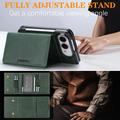 iPhone Fold Magnetic Tri-Fold Wallet Case - Green