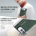 iPhone Fold Magnetic Tri-Fold Wallet Case - Green