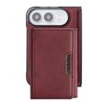 iPhone Fold Magnetic Tri-Fold Wallet Case - Red