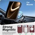 iPhone Fold Magnetic Tri-Fold Wallet Case - Red