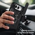 iPhone Fold Rotary Ring Hybrid Case with Camera Shield