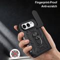 iPhone Fold Rotary Ring Hybrid Case with Camera Shield
