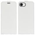 iPhone 16e/17e Vertical Flip Case with Card Slot - White
