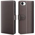 iPhone 16e/17e Wallet Leather Case with Kickstand - Brown
