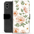 iPhone X / iPhone XS Premium Wallet Case - Floral