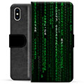 iPhone X / iPhone XS Premium Wallet Case - Encrypted