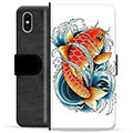 iPhone X / iPhone XS Premium Wallet Case - Koi Fish