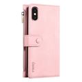 iPhone X/XS Esseble Zipper Wallet Case with Wrist Strap - Pink