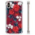 iPhone X / iPhone XS Hybrid Case - Vintage Flowers