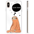 iPhone X / iPhone XS TPU Case - Slow Down