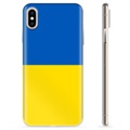 iPhone XS Max TPU Case Ukrainian Flag - Yellow and Light Blue