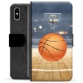 iPhone X / iPhone XS Premium Wallet Case - Basketball
