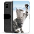 iPhone X / iPhone XS Premium Wallet Case - Cat