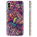 iPhone X / iPhone XS TPU Case - Abstract Flowers